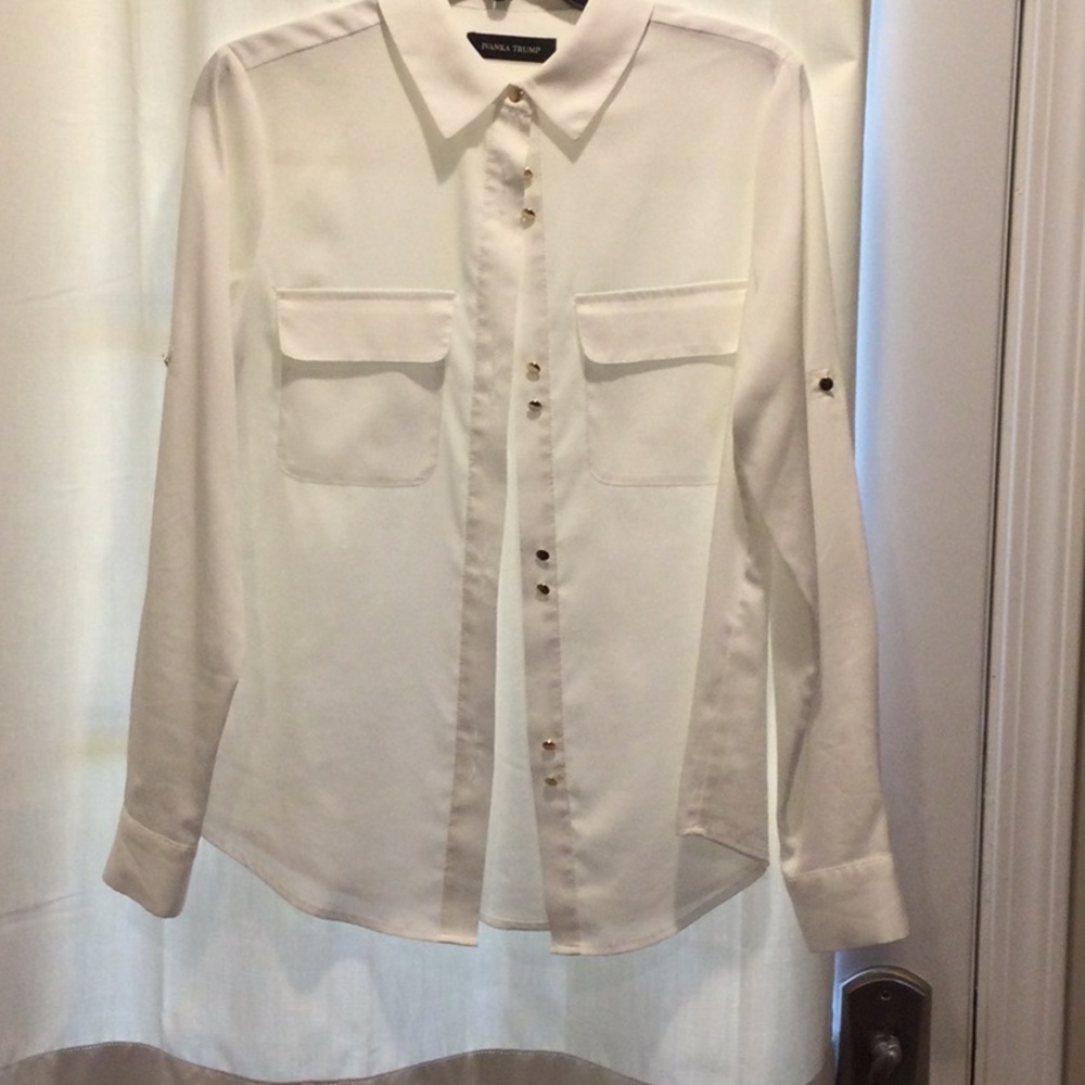 Ivanka Trump button down blouse